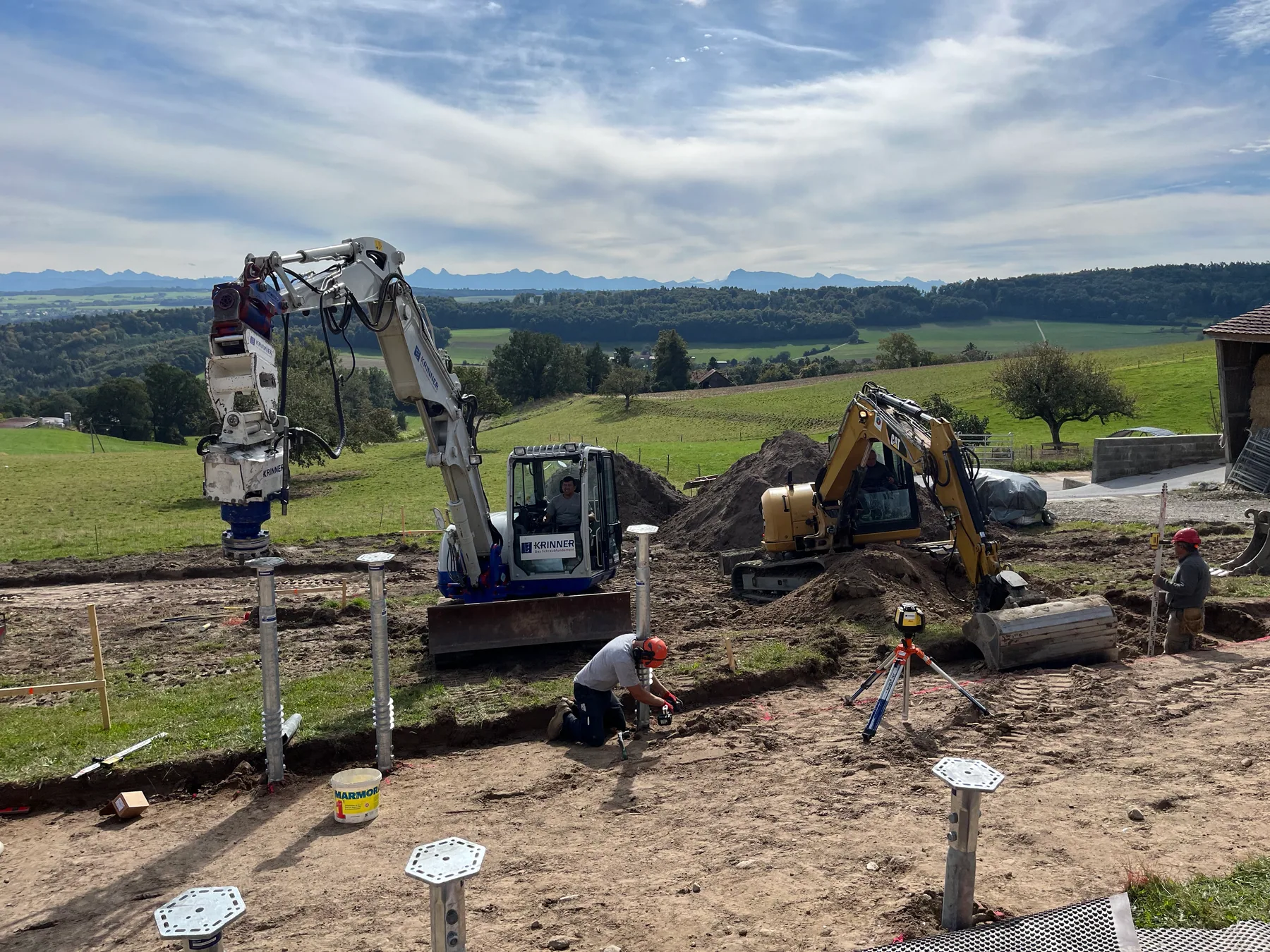 Articolo 6: Arrivano le fondazioni – Installazione delle viti Krinner